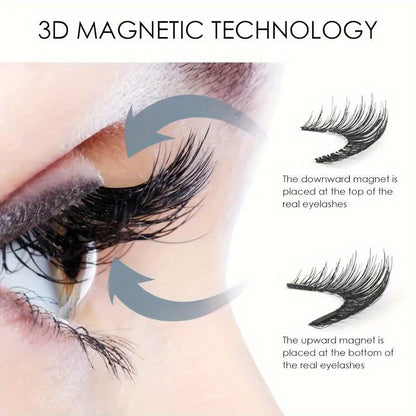 Magnetic False Eyelashes For Easy Beauty