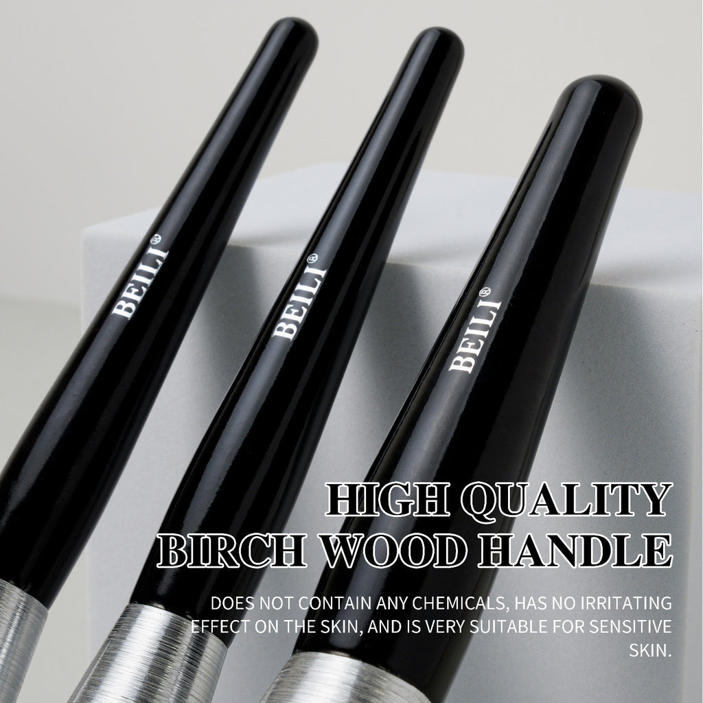 Beli 10pcs Professional Makeup Brush Set New Design Brushed Tube Makeup Brushes