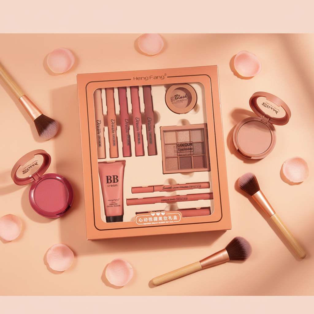 HengFang Makeup Set - Flat Lay