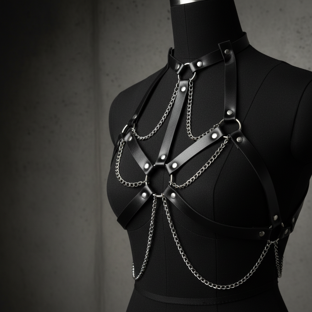 Leather Harness Detail Shot