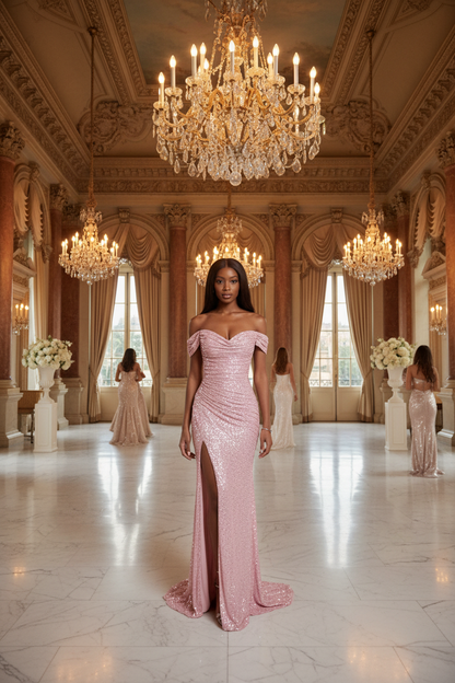 Pink Sequin Dress - Ballroom