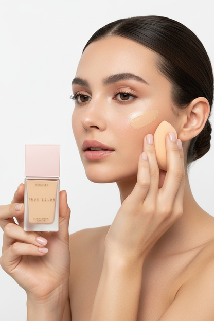 True Color Foundation with Woman